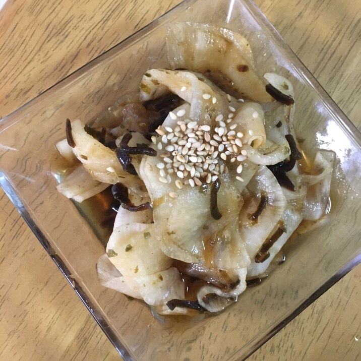 大根の塩昆布漬